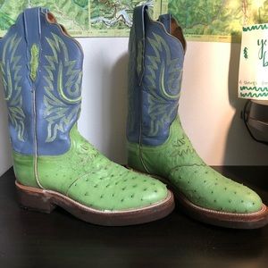 Authentic Lucchese Ostrich Boots